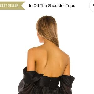 x REVOLVE Burna Blouse in Black House of Harlow 1960